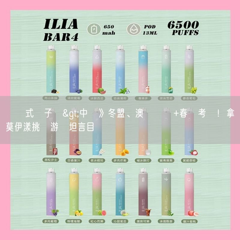 拋棄式電子煙>中職》冬盟、澳職歷練+春訓考驗！拿莫伊漾挑戰游擊坦言目標